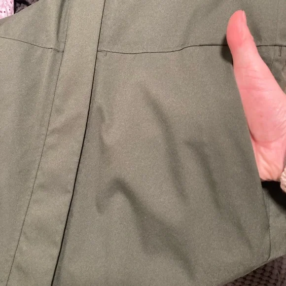 UNIQLO Long Army Green Jacket - XS - Picture 3 of 8